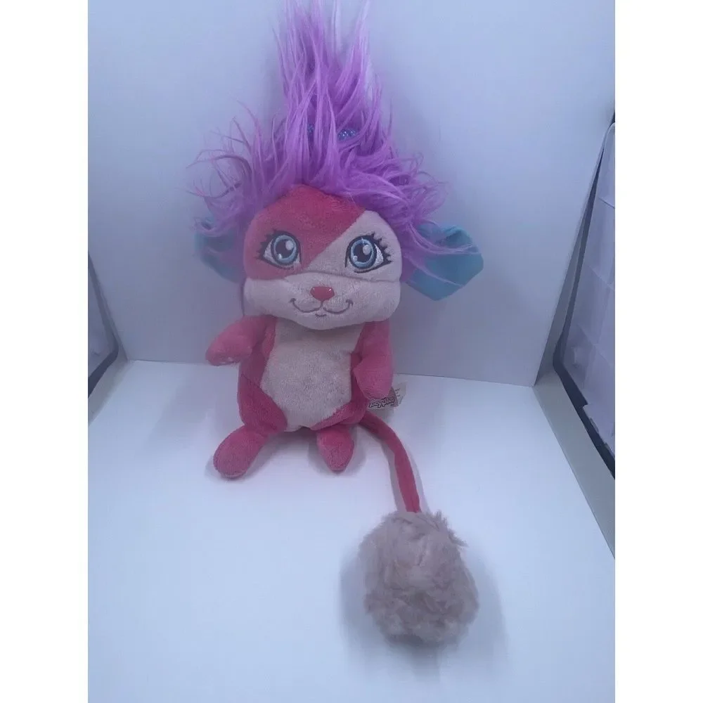 *Popples Sunny 2015 Plush Spin Master Pink Foldable Pre-loved Stuffed Animal
